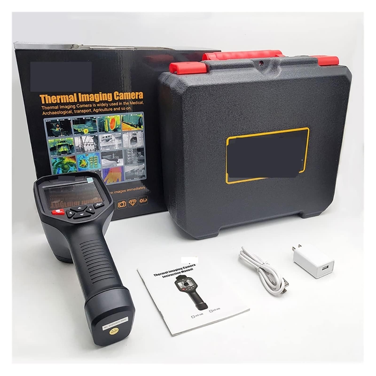 Cámara infrarroja profesional de alta resolución 384 x 288 | Cámara de detección térmica WiFi de mano | Diseñada para detección y mantenimiento de fugas de edificios