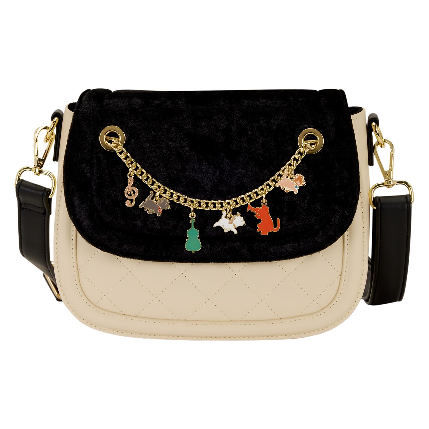 Loungefly Aristocats Charm Crossbody Bag