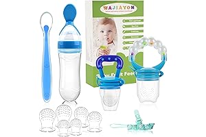 WAJIAYON 12 Pack Fruit Mesh Teethers for Babies
