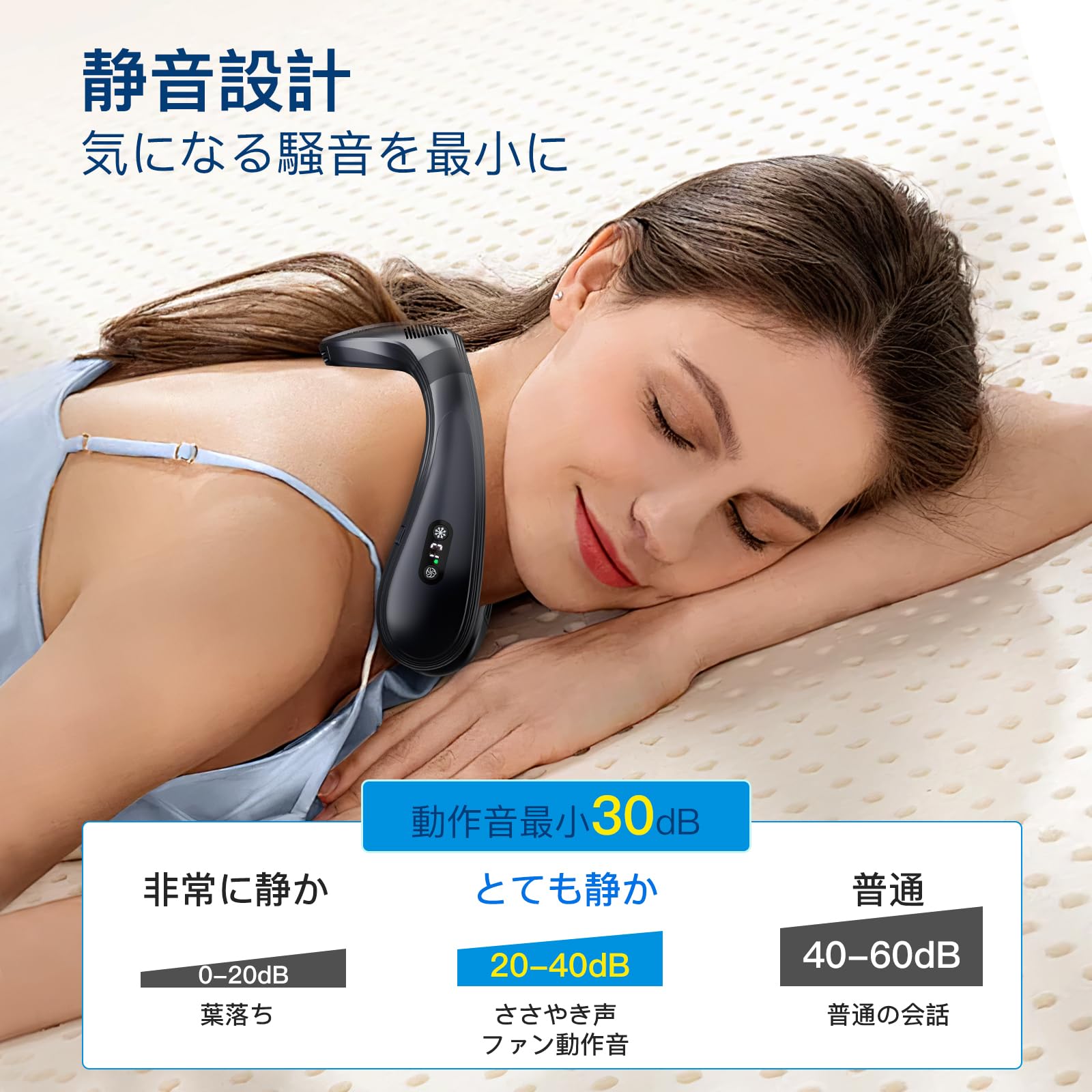 Amazon | 首掛け扇風機 ネッククーラー 瞬間冷却【2026夏モデル ネック