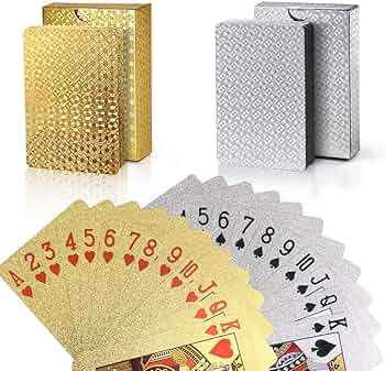 HANA Playing Cards ゴールド　シルバー Hana Antique Gold Metal Card – steveminty