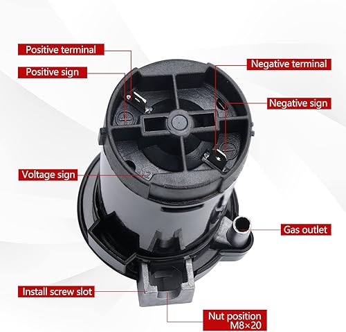 Miniatura 6 de Compresor de aire de 12 V, bomba de aire para bocina, kit de compresor de bocina de automóvil súper fuerte para cualquier vehículo, camiones,