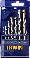IRWIN Conjunto de Brocas para Concreto com 7 Peças de 3mm a 10mm 891507