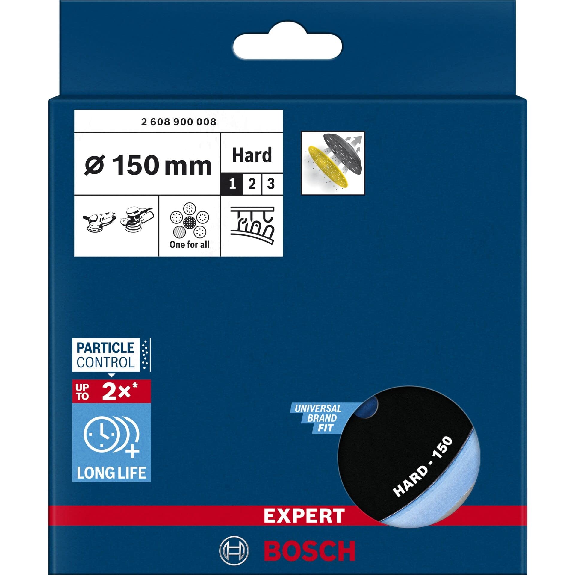 Bosch 2 608 900 008 herramienta rotativa de molienda/suministro de arenado almohadilla de respaldo disco de arenado