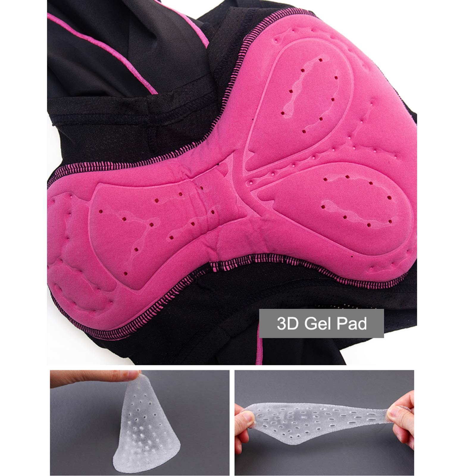 GITVIENAR Jupe Short Cyclisme Femme Rembourré 2-en-1 – Cuissard Jupe Confort, Séchage Rapide, Vélo/Running/Sport