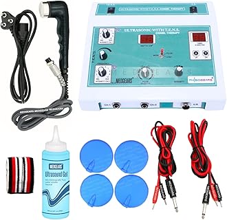 Physiogears TENS with Ultrasonic Combination Physiotherapy Machine for help Reduce pain (Electrode Pad)