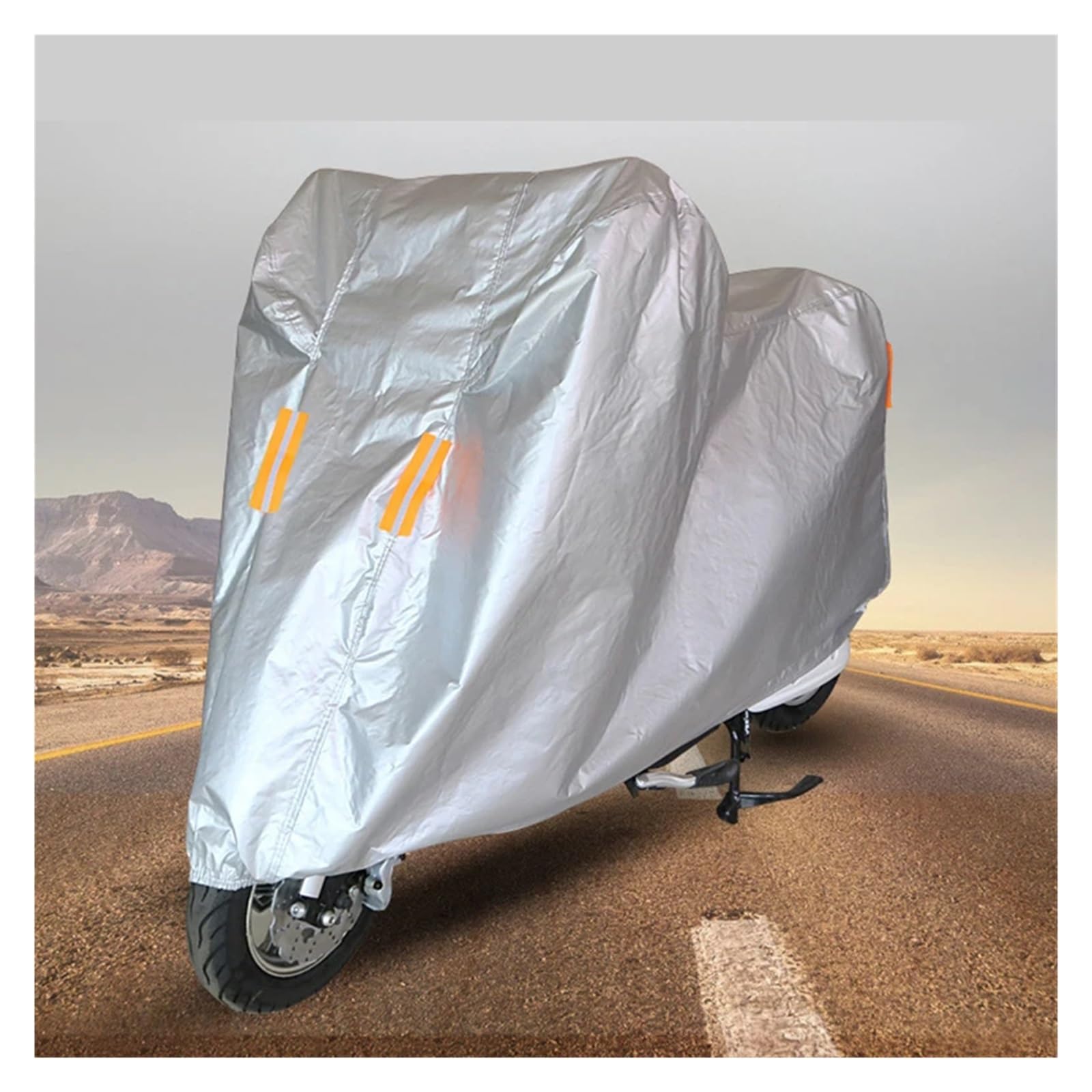 Cubre Moto Impermeable S-XL cubierta de motocicleta Universal al aire libre Protector Uv toda la temporada impermeable bicicleta lluvia a prueba de polvo Motor eléctrico Scooter cubierta(1 Pcs blue,XL