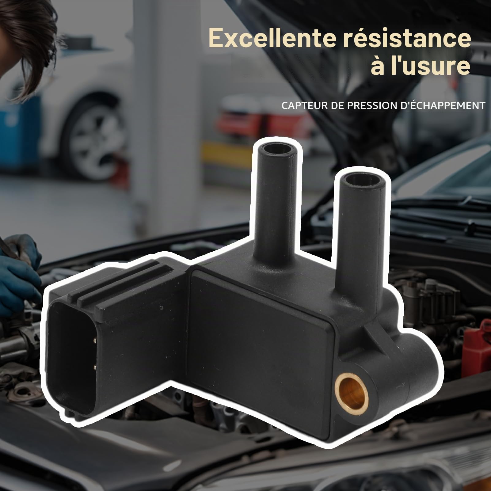 Capteur de pression d'échappement pour Kuga I C-Max 2 Focus 3 Max Galaxy Mondeo S-Max 1698614 pour C30 S40 II S60 II S80 II V40 V50 V60 I V70 III 2010-2015 AV615L200AA 1786775 AV615L200AB