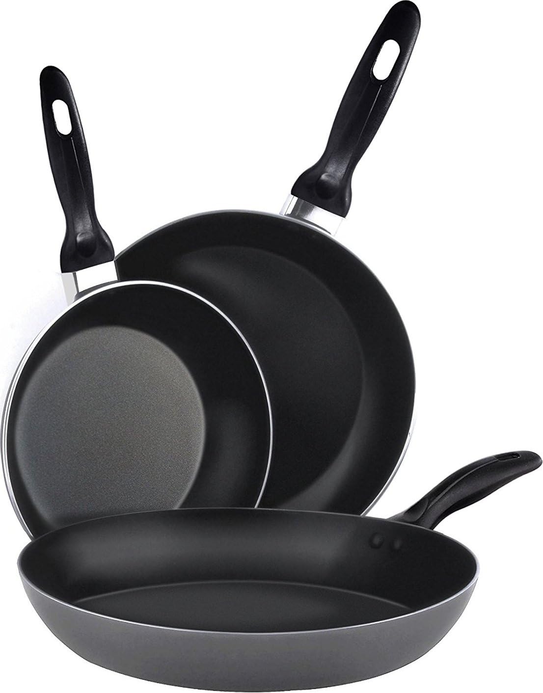 Aluminum Nonstick Frying Pan Set (3Piece 8 Inches, 9.5