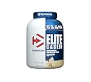 Elite Casein Protein Powder, Vanilla, 100% Micellar Casein, 25g Protein, 5.4g BCAAs, 2.3g Leucine, Slow Absorbing for Overnight Muscle Recovery, 4 lb (55 Servings)