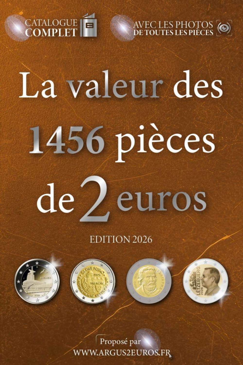 La valeur des 1456 pièces de 2 euros (La valeur des pièces en euro)