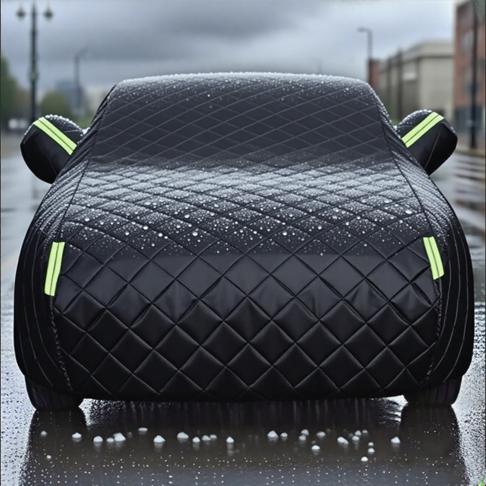 Heavy Duty Hail Protector Car Cover for Chevy Monte Carlo 5 (1994-1999),Anti Hail Thickened Multi-Layered Car Covers Waterproof Sun UV Rain Snow(Black-for Chevy Monte Carlo 5 (1994-1999))