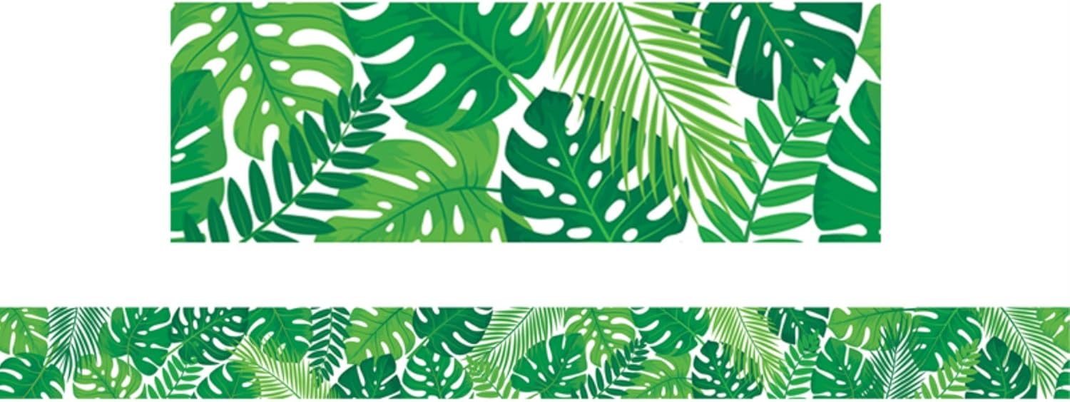 Creative Teaching Press Palm Paradise Tropical Leaves Border (10214)