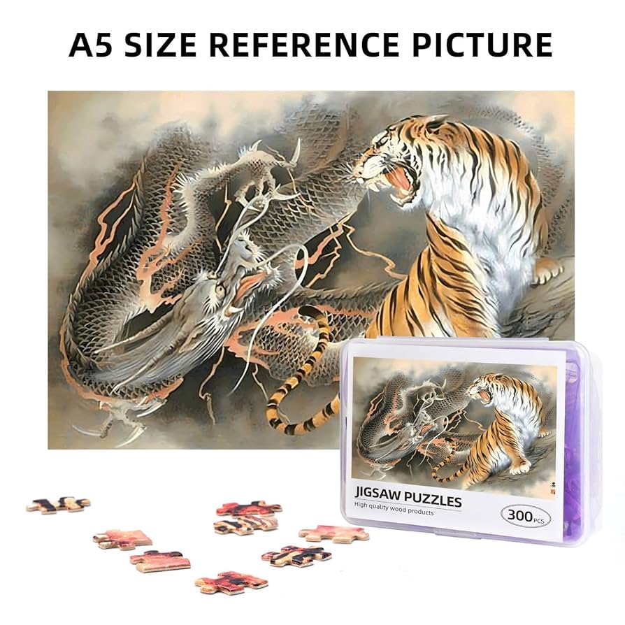 ジグソーパズル 300ピース オーロラ／ドラゴン Amazon | オーロラと動物のドラゴンのパターン,ジグソーパズル