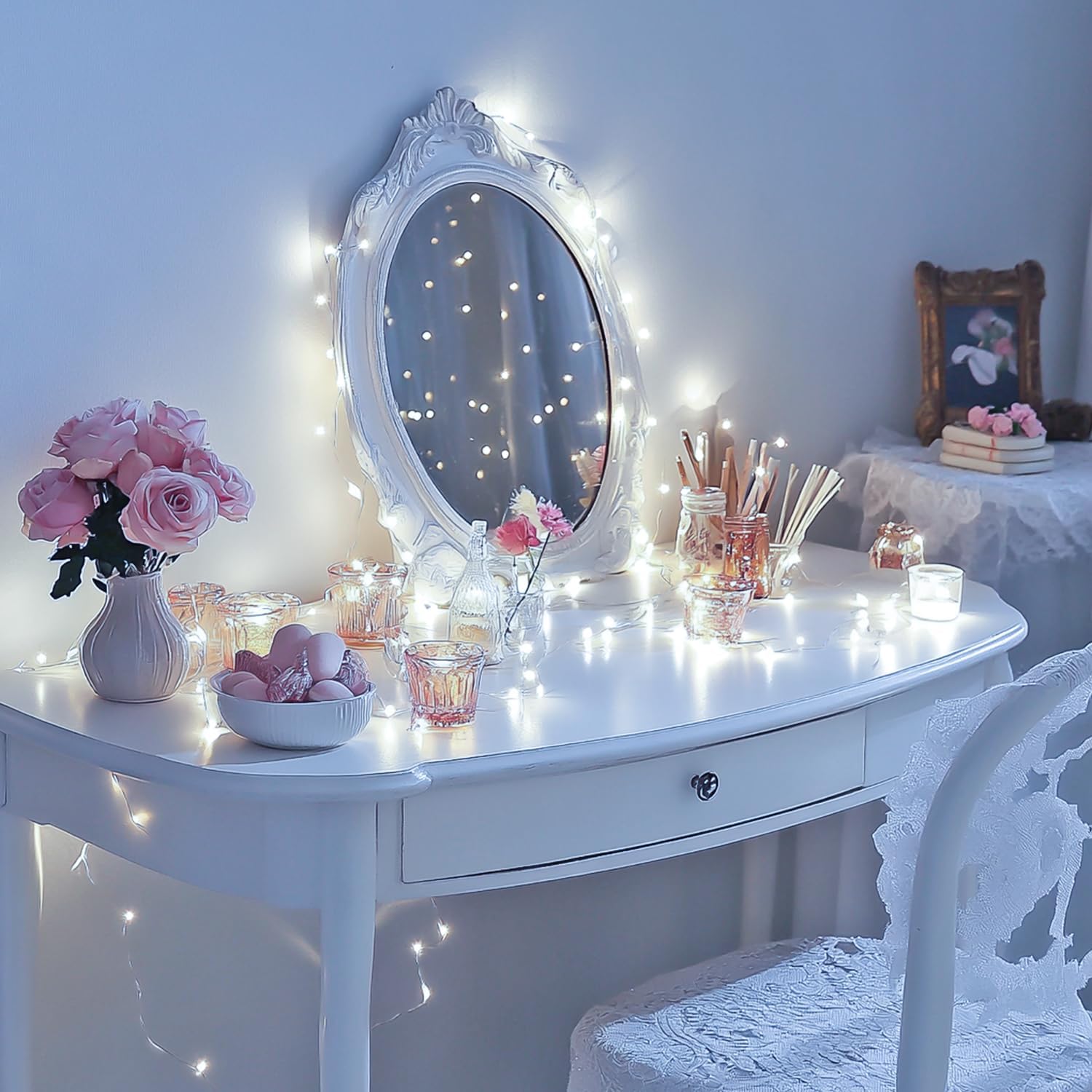 Bollengold Fairy Lights Plug in, 22M 220LED Christmas String Lights Mains Powerd - Image 3