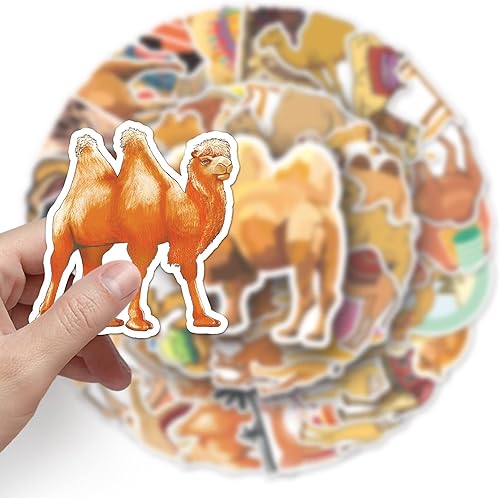 Miniatura 6 de 50 calcomanías de color camello para adolescentes niños y niñas paquete de calcomanías para laptop patineta equipaje automóvil bicicleta taza de