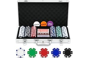 300 PCS Poker Chip Set with Case