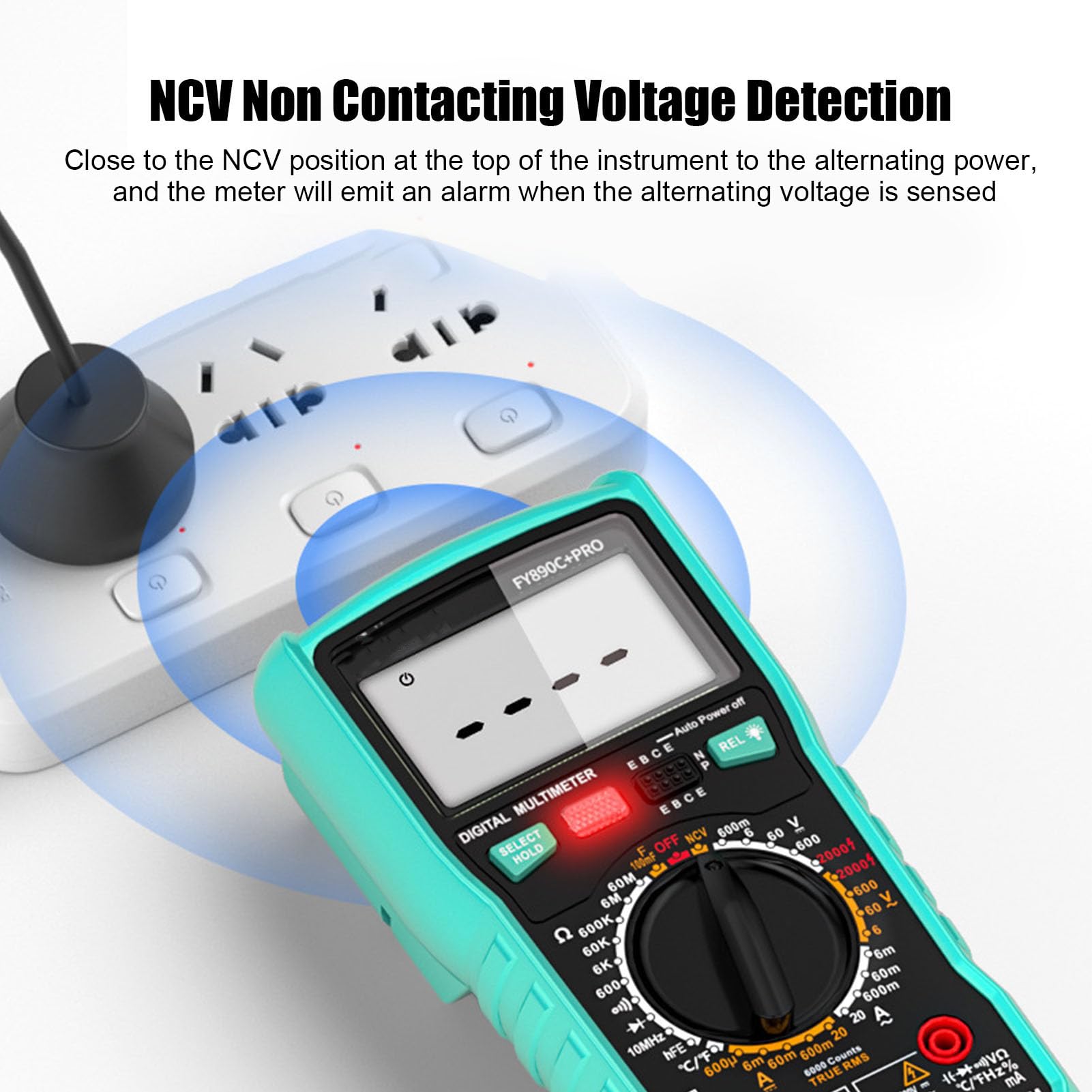 Highly Efficient Digital Multimeter 6000 Counts Electrical Tester
