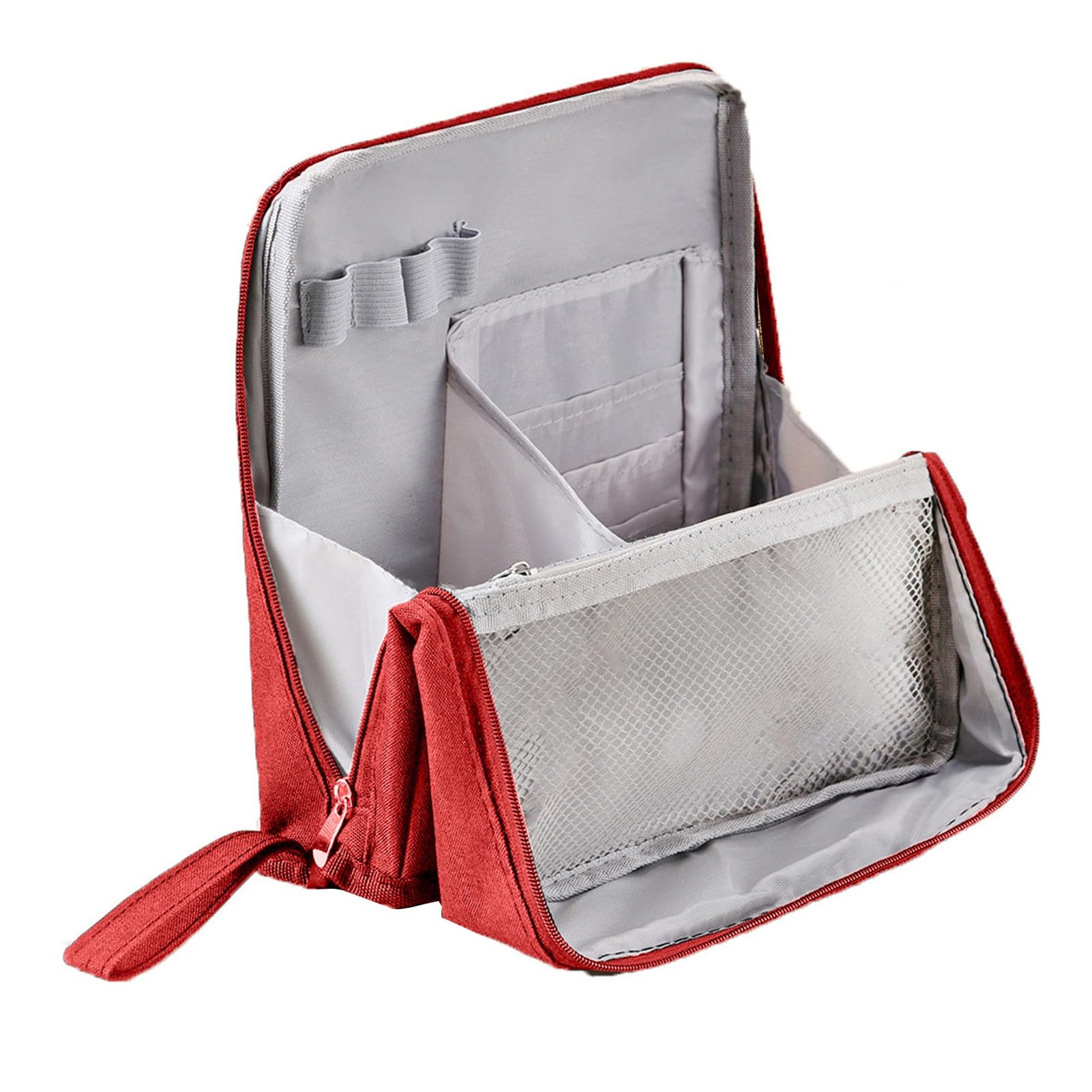 matumou Oxford Standing Makeup Multi-purpose Makeup Pouch with Compartments Waterproof Toiletry Travel Organizer