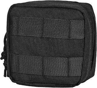 Tactical EDC Pouch Micro Molle Utility Pouch Mini Knife Compass Flashlight Card Storage Bag Wallet Waist Belt Outdoor Hiking Camping Hunting - SABADO