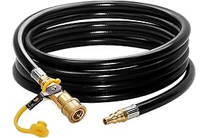 DOZYANT 12 feet Low Pressure Propane Quick-Connect Hose: Effortless Gas Connection for Your RV