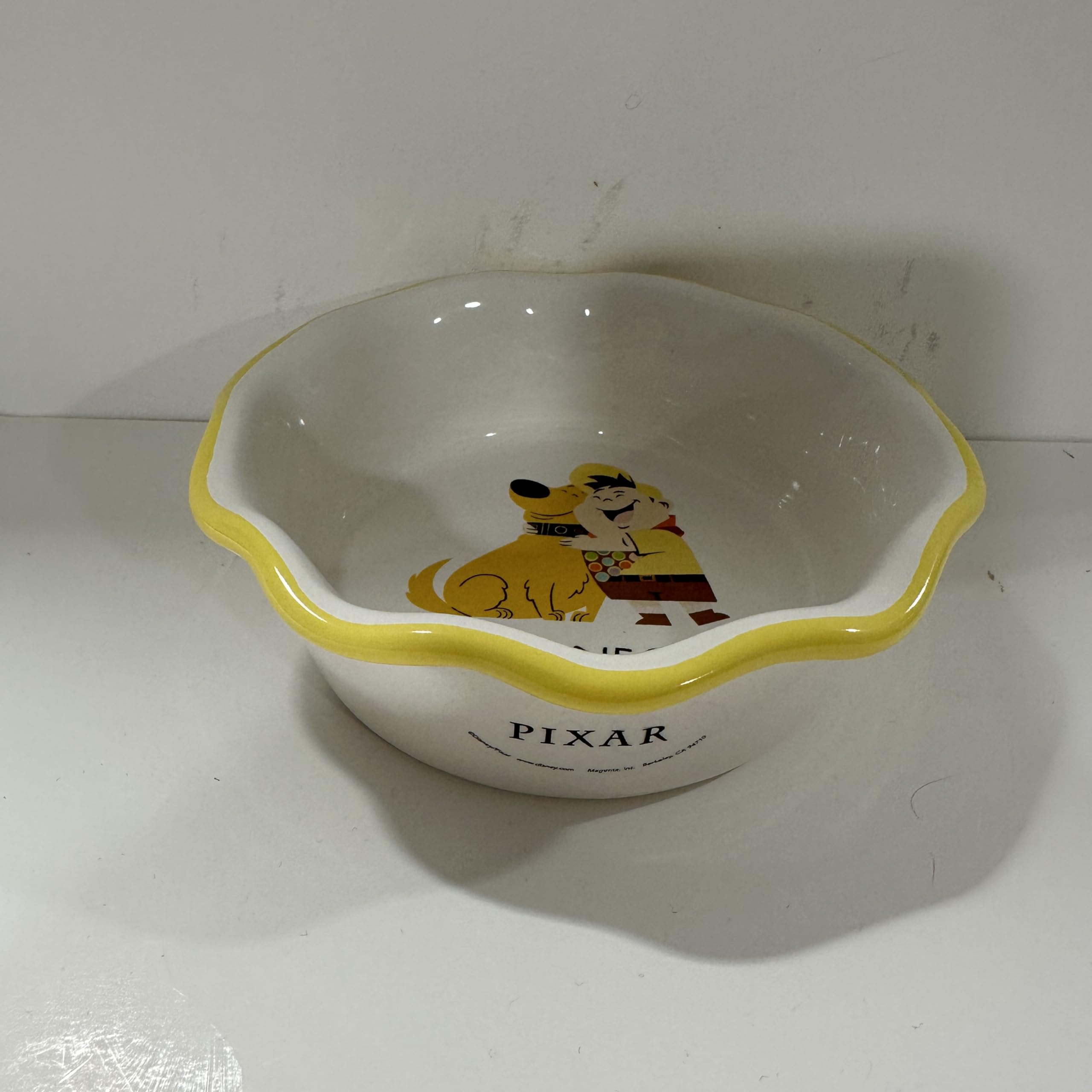 Rae - BUDDIES Ceramic Bowl with Russell and Dug Hugging – UP Movie Inspired – Dunn By Magenta
