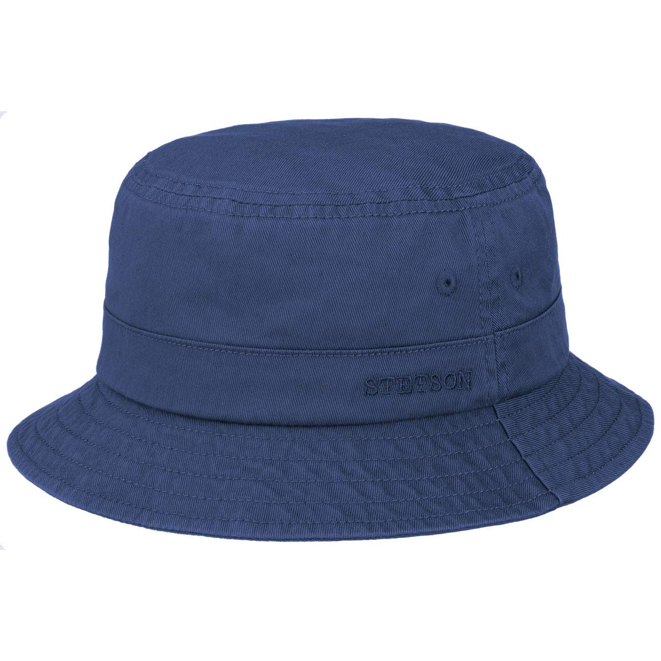 Stetson Sombrero Anti UV Cotton Twill Bucket Mujer/Hombre - de Pescador algodón Primavera/Verano