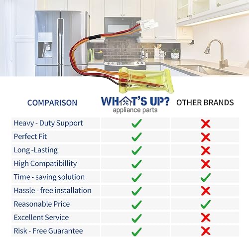 Miniatura 6 de What's Up 6615JB2005C Sensor de descongelación del termistor del refrigerador para refrigeradores LG reemplaza 1268258 6615JB2005A AH3529338