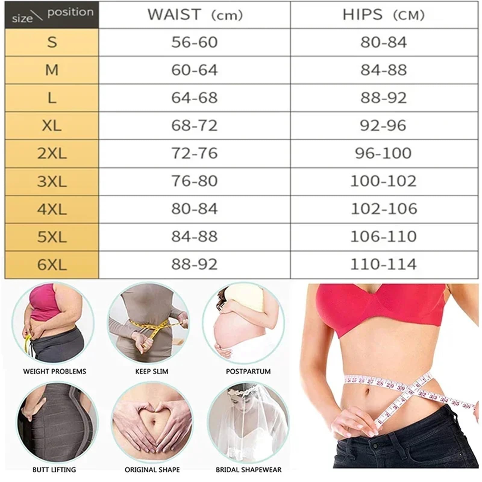 Guaina Contenitiva Donna Mutandine Modellanti for Il Corpo, Mutandine Imbottite, Modellanti for i Glutei Finti, Modellanti for i Fianchi, Modellanti for Le Cosce