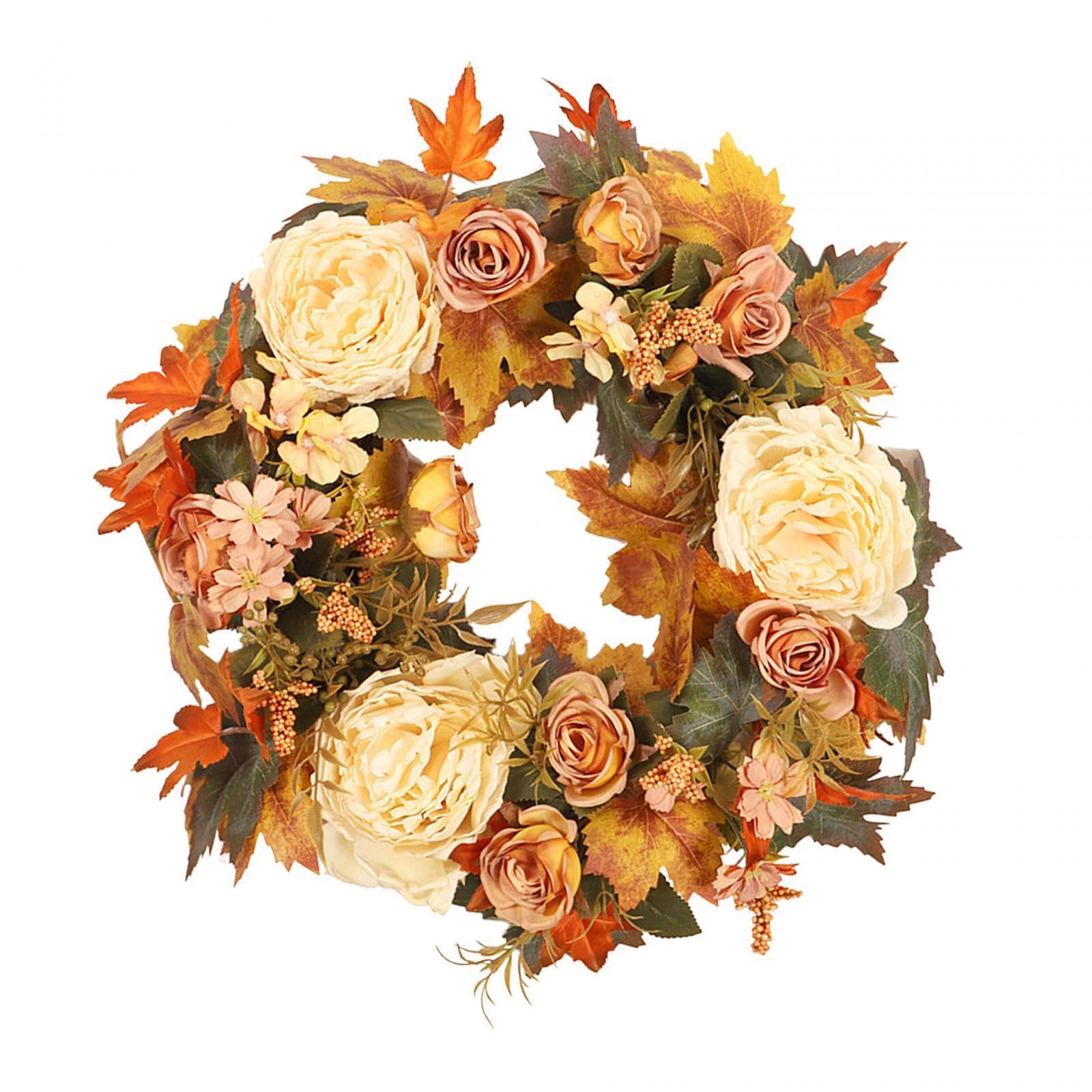 Zambuph Lively Autumn Harvest Wreath Festival Thanksgiving Home Featuring