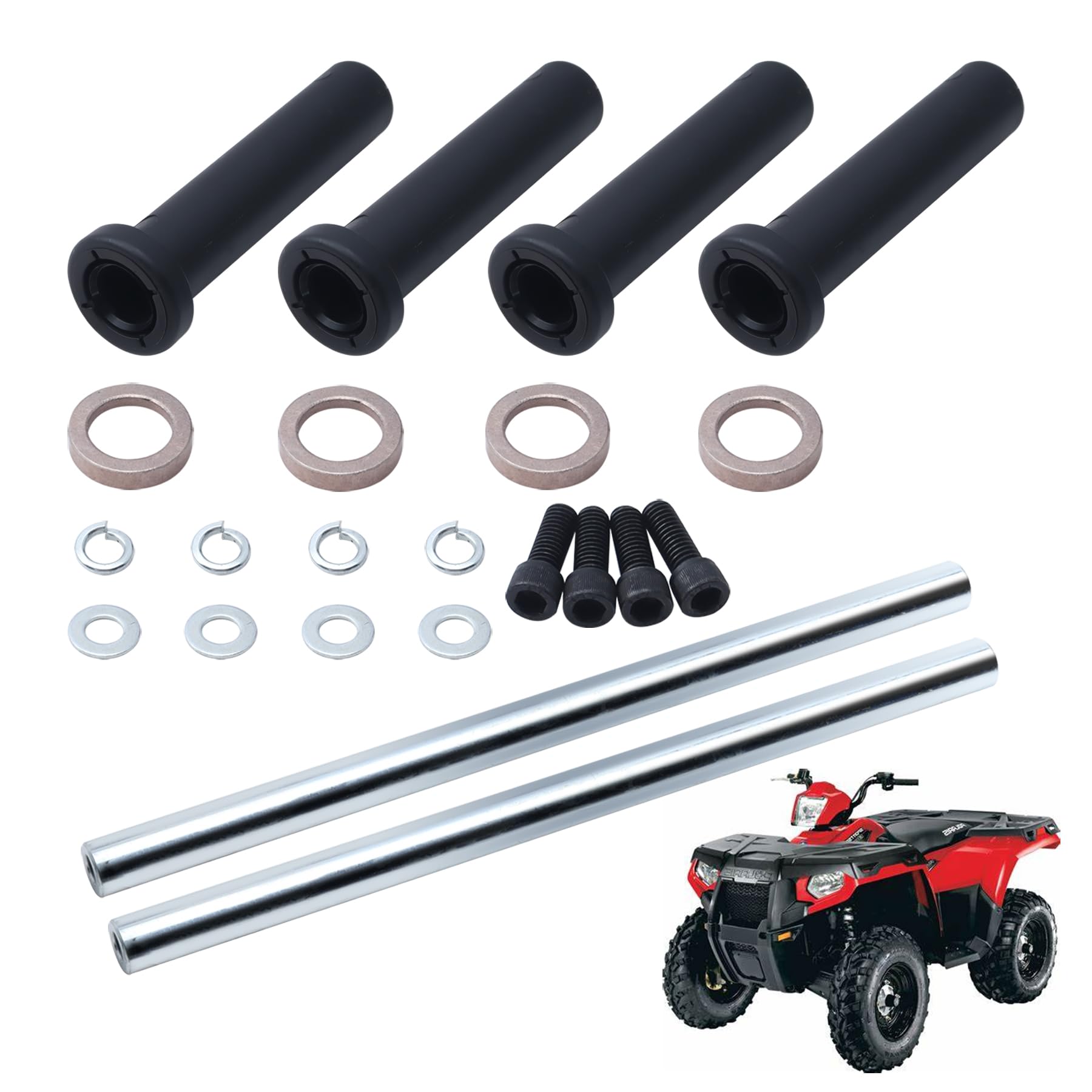 7501093 5020681 Kit Albero Boccoletta, Kit Albero Boccoletta Anteriore Inferiore A-ARM Compatibile con Polaris Sportsman 400 450 500 570 600 700 800 Trail Boss 250 325 330 Trail Blazer 250 330 Xplorer