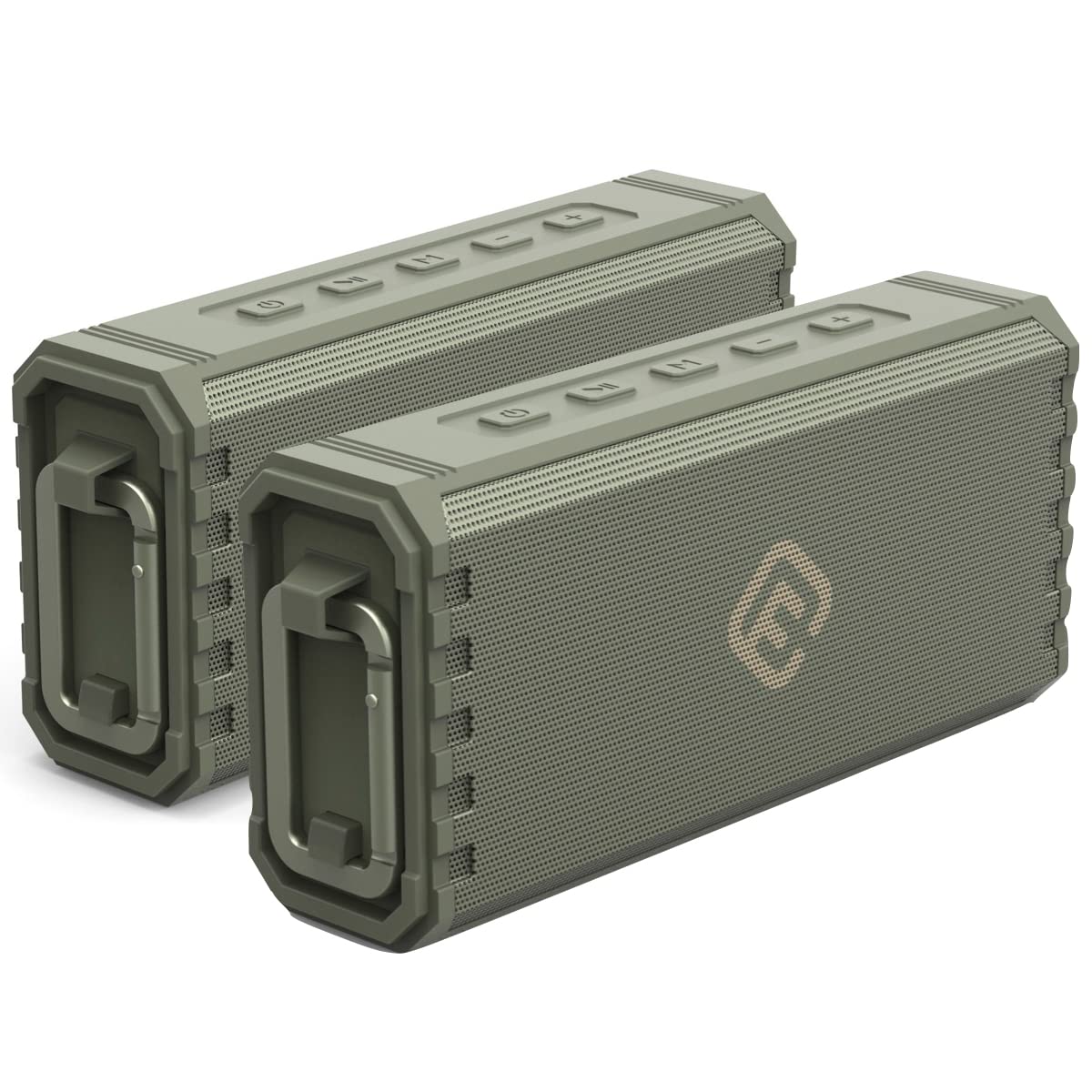 【未使用品】ポータブルスピーカー　40s Bluetooth　防水　防塵　カーキ Amazon.co.jp: 40s Bluetoothスピーカー 防水 大音量 ステレオ