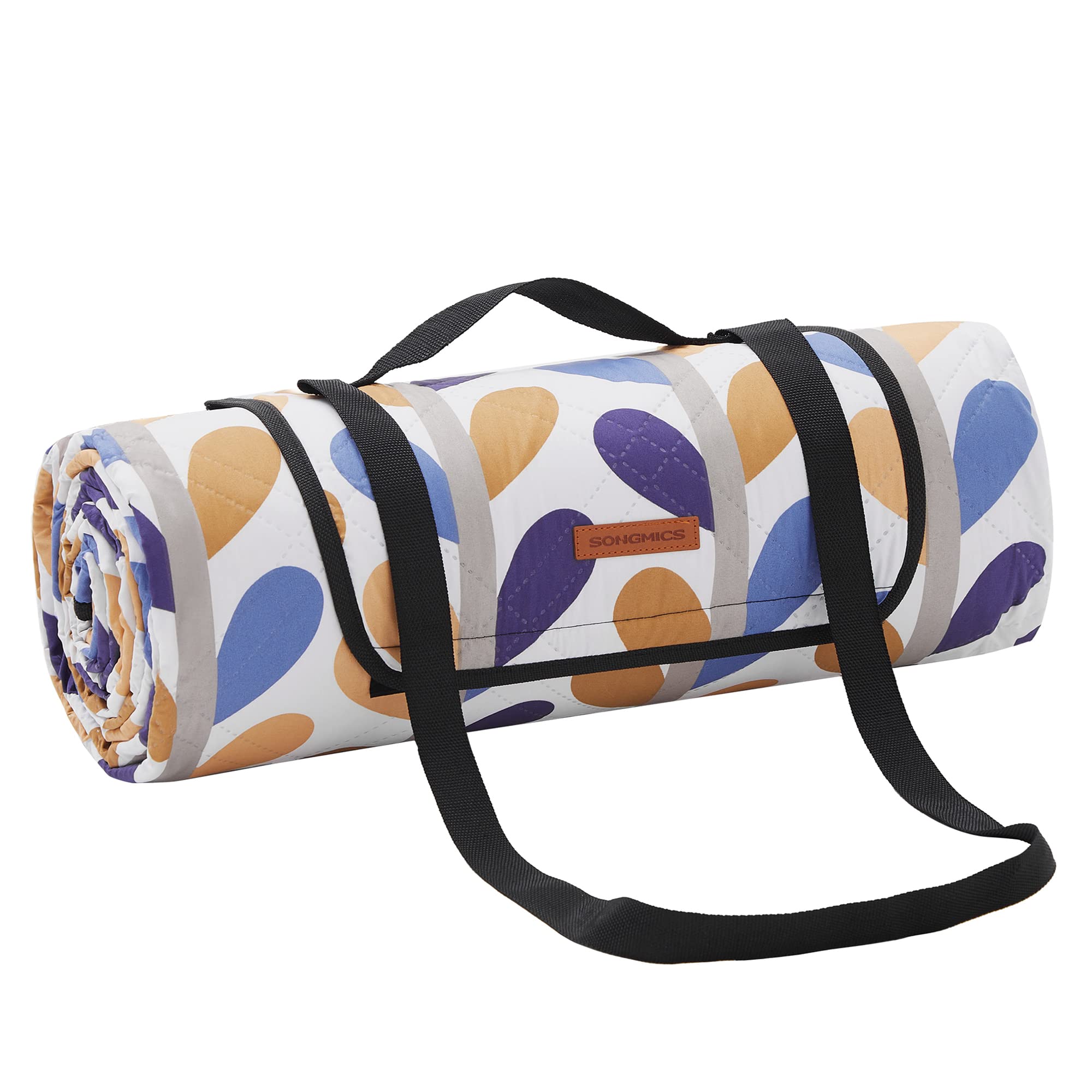 SONGMICS Coperta Picnic 200x200 cm Impermeabile Lavabile Pieghevole GCM87CU
