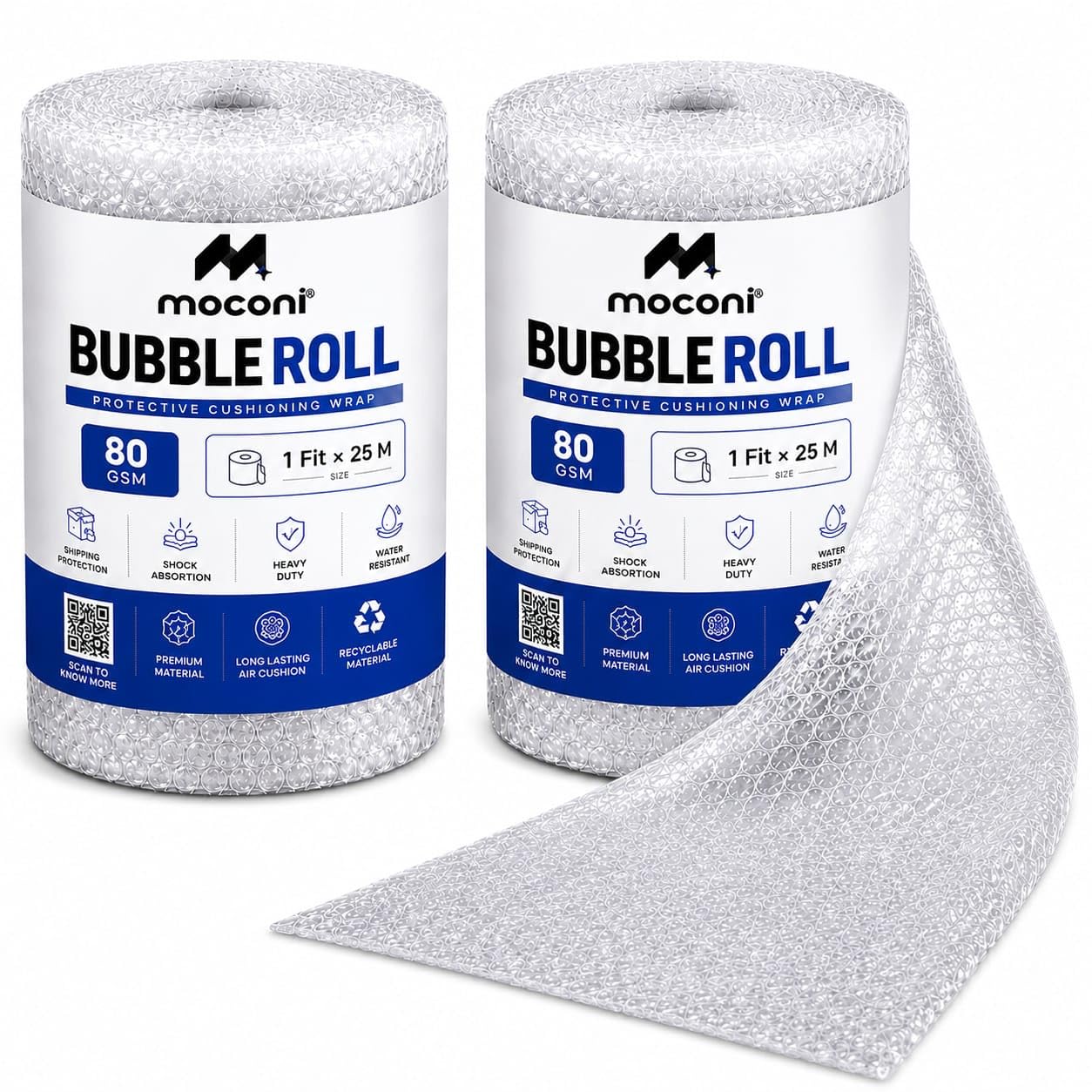 Bubble Wrap Roll, 1 Fit x 25 M, Shock Proof Packaging 80 GSM (1fit x 25 Meters) PACK OF 1 premium quality-image-34
