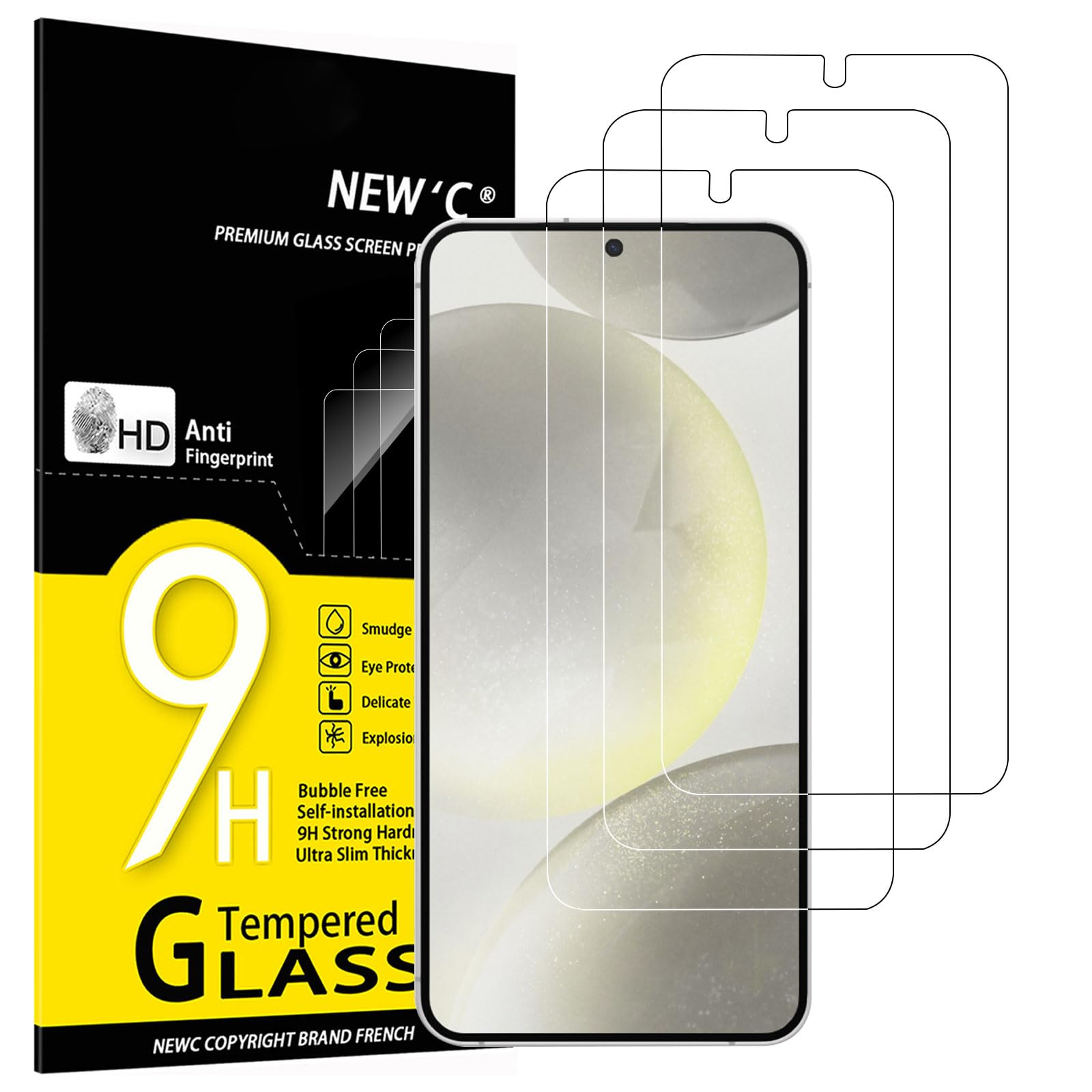 NEW'C for Samsung Galaxy S25+ (S25 Plus)/Galaxy S25 Edge Screen Protector