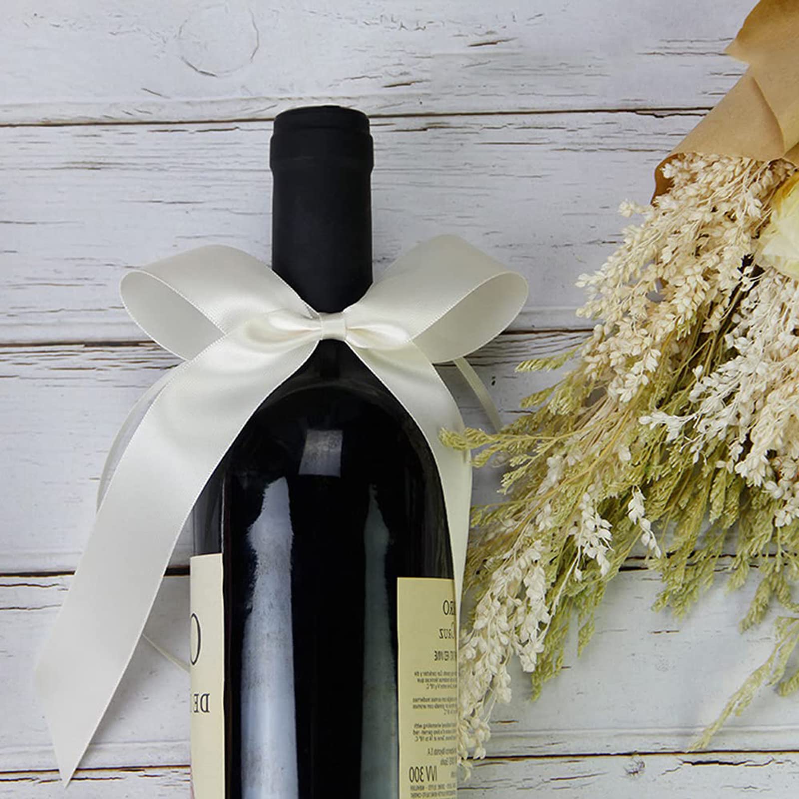 Srup Lot 50 Nœuds Blancs Ruban Décoratifs – Idéal Mariage, Voiture, Cadeaux, Anniversaire, Fête