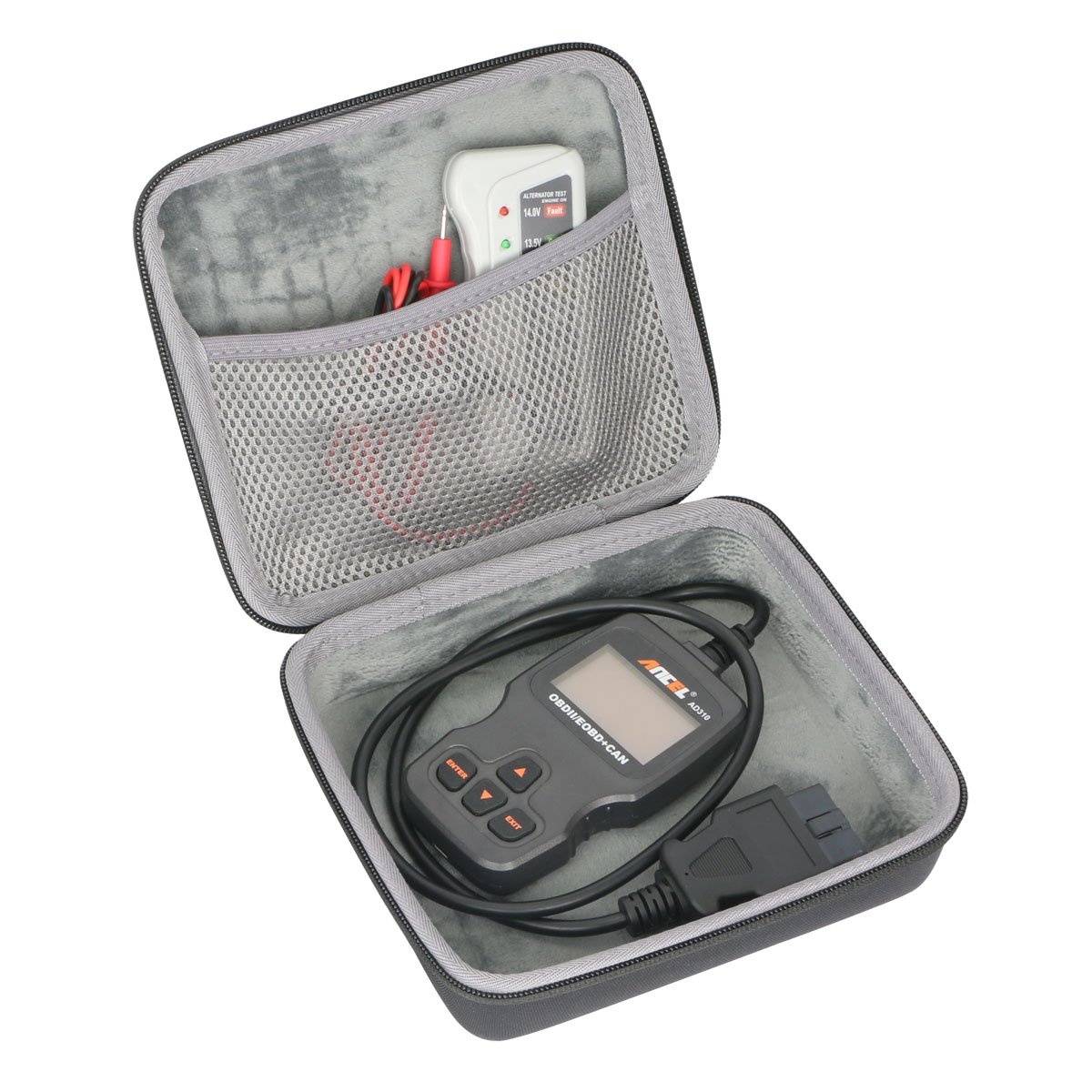 Co2Crea Hard Travel Case for ANCEL AD310/FOXWELL NT301 Classic Enhanced Universal OBD II Scanner Car Engine Fault Code Reader CAN Diagnostic Scan Tool