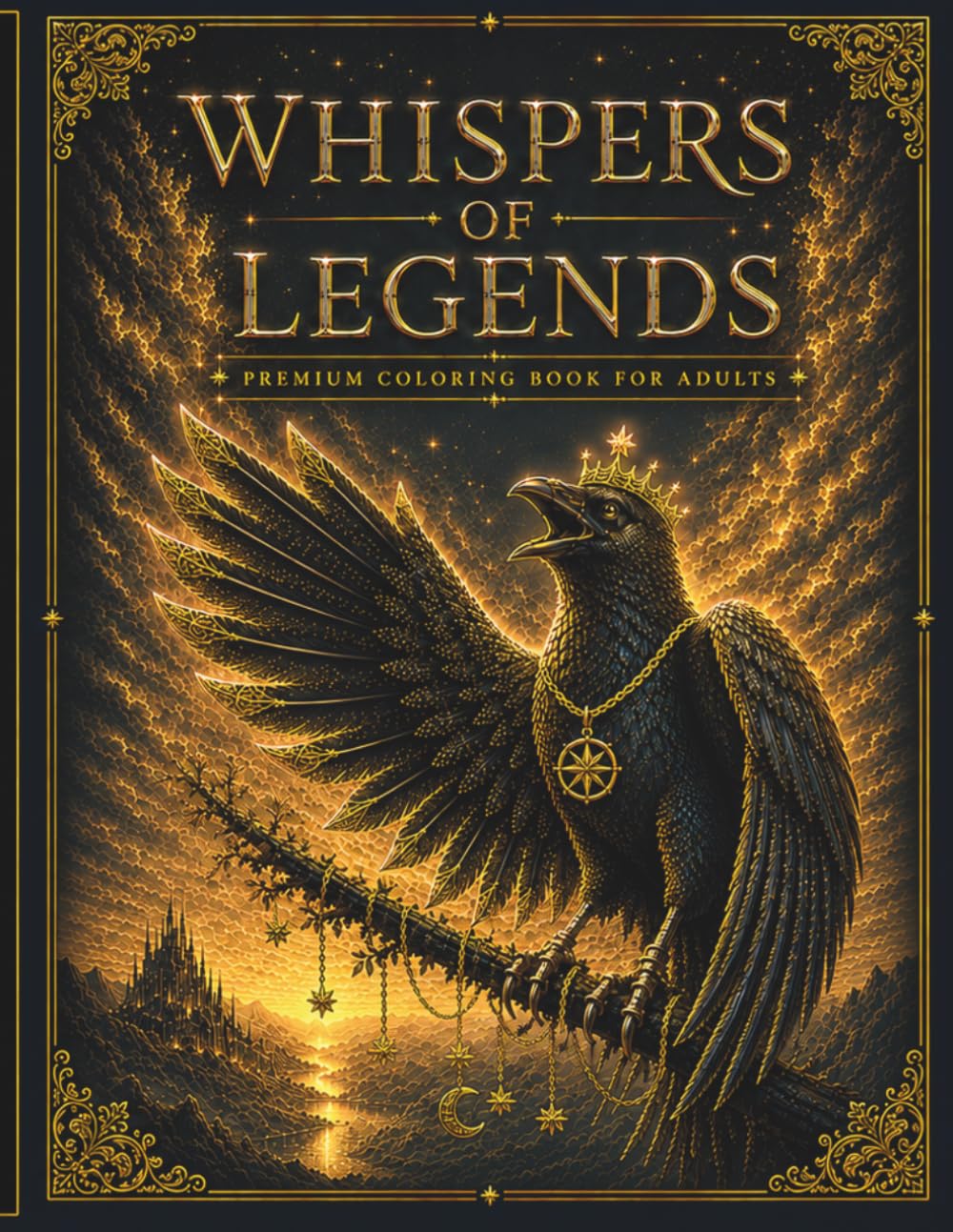 Whispers of Legend: A Fantasy Coloring Journey Through Myths and Magic