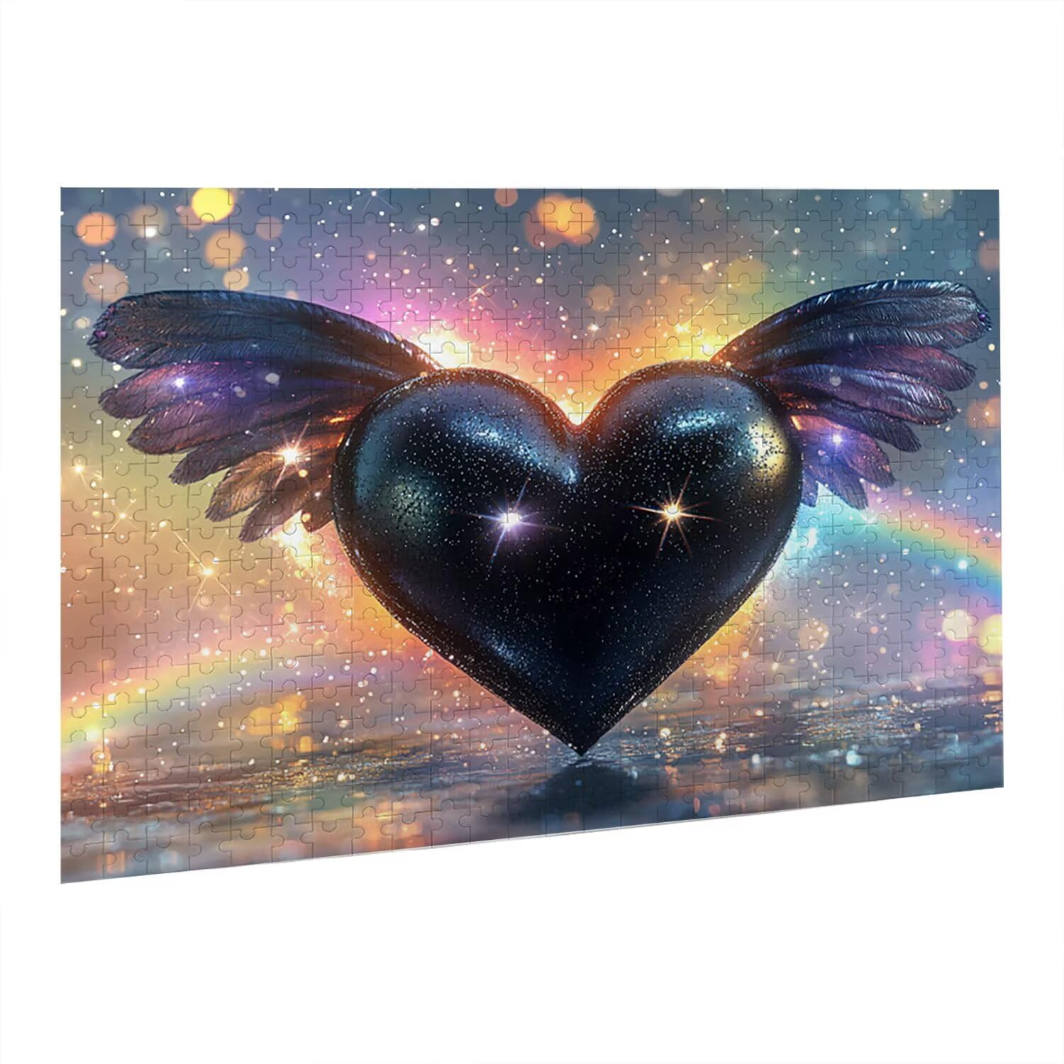 Jigsaw Puzzle, 2000 Pezzi Puzzle Classici, Nero Puzzle Rilassamento Intelligence, Mpossibile Difficile Puzzle Impegnativo per Adulti Puzzle Gioco Familiare, Regalo per Amore Amico Amore fr0-986