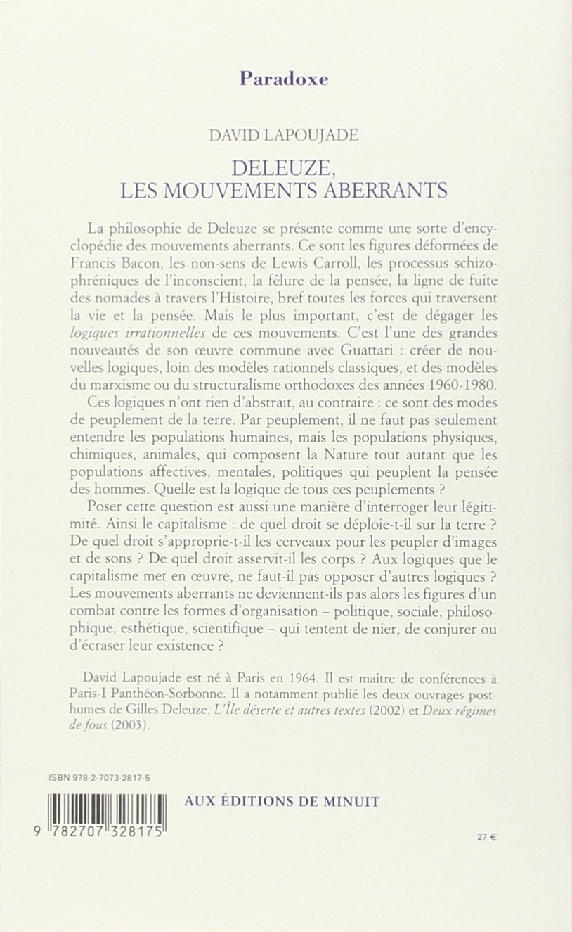 Deleuze les mouvements aberrants