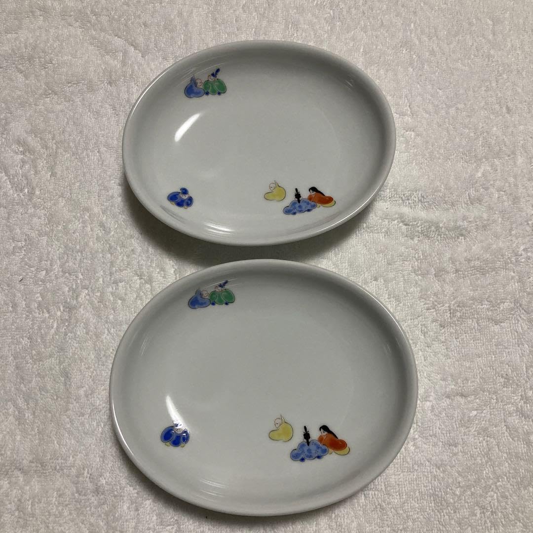Amazon.co.jp: 深川製磁／六歌仙 楕円高台皿 : ホーム＆キッチン