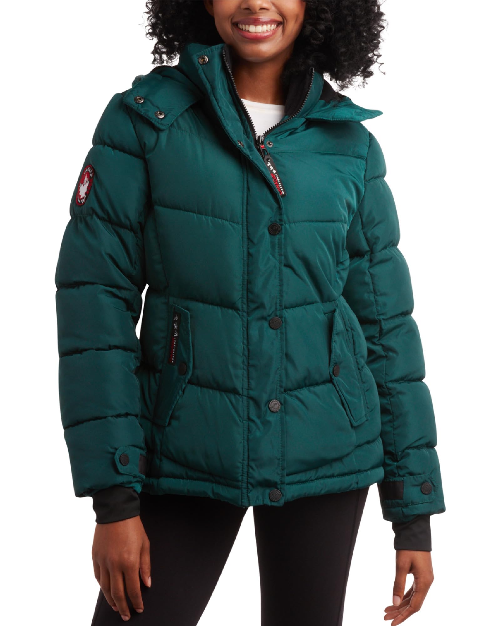 CANADA WEATHER GEARL Cwg Puffer W Fur-c, Women