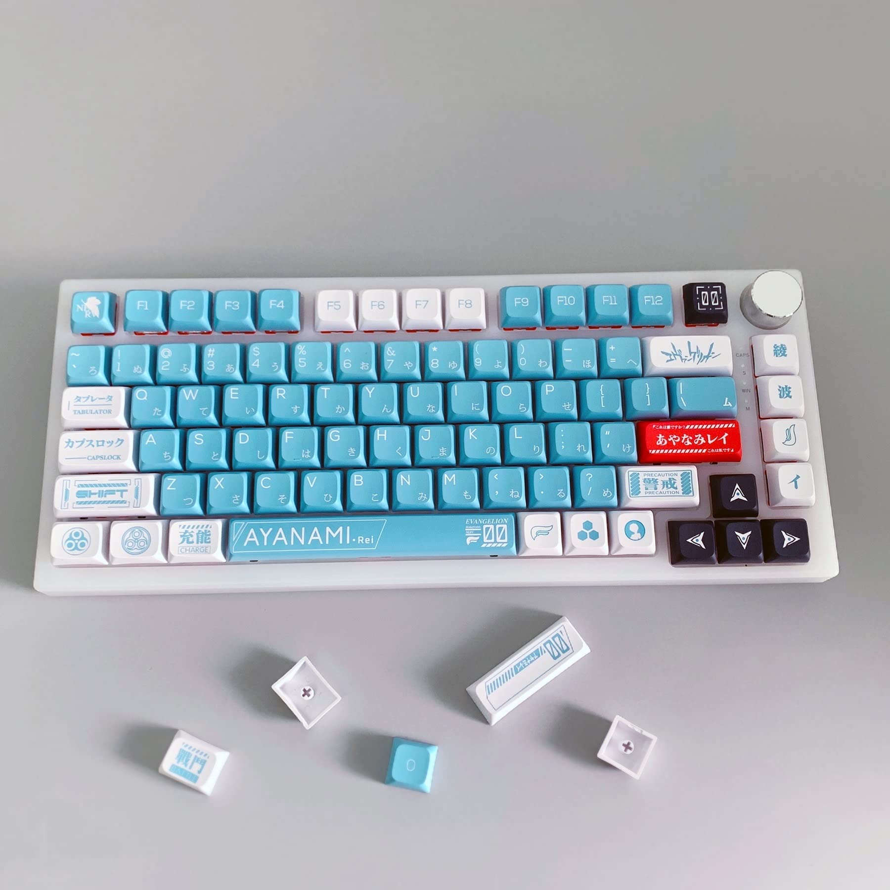 Keycaps Evangelion Traslucidi - Set 122 Tasti PBT+PC Profilo OEM - Foto 6