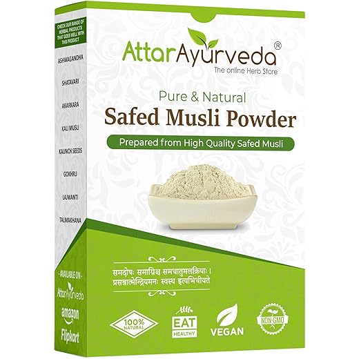 Attar Ayurveda Safed Musli Energy Booster 100g