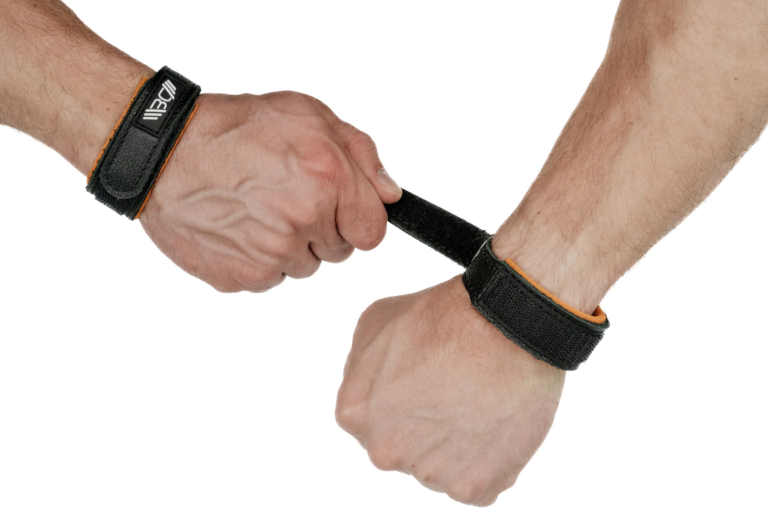 WARM BODY COLD MIND Leather Wrist Wraps for Weightlifting, Powerlifting, Gym – Heavy Duty Wrist Straps for Strength Training, for Men & Women