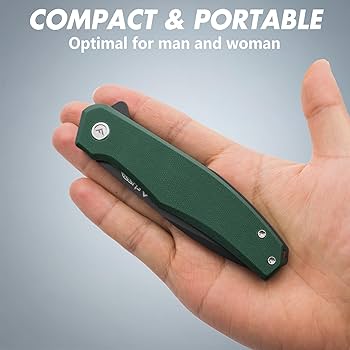Amazon.com: FLISSA Folding Pocket Knife, 4.5