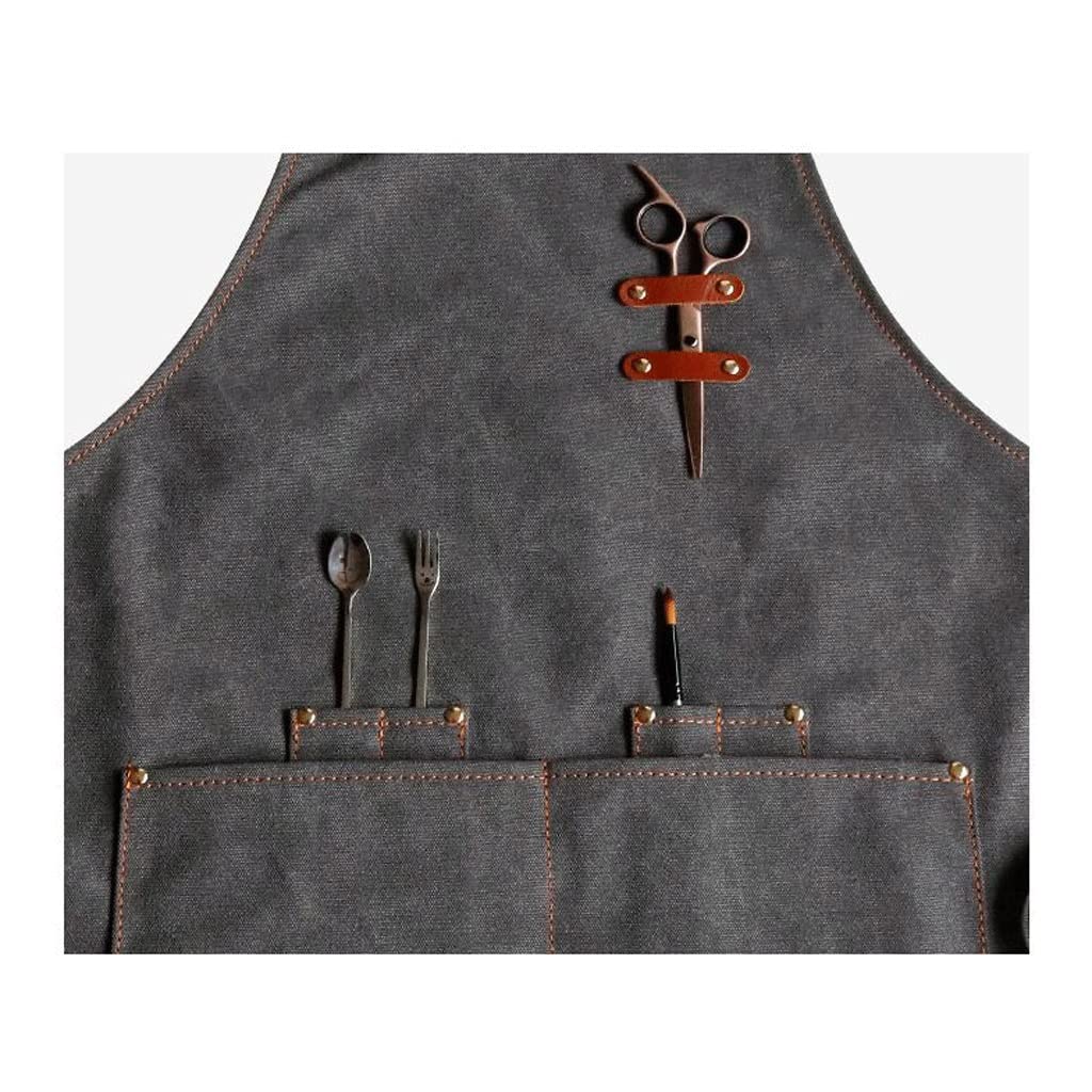 SSDD Tablier de toile Café Barista Tablier Barista Tablier Tablier spécial Femme Summer (Size : M)