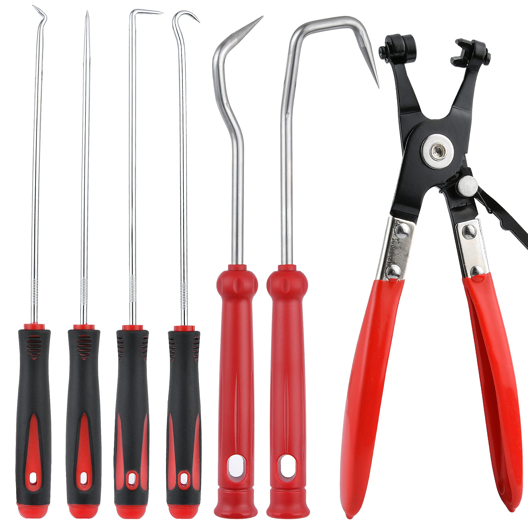 Buy Worldity 7Pcs Hose Removal Hook Set with Hose Clamp Pliers Set