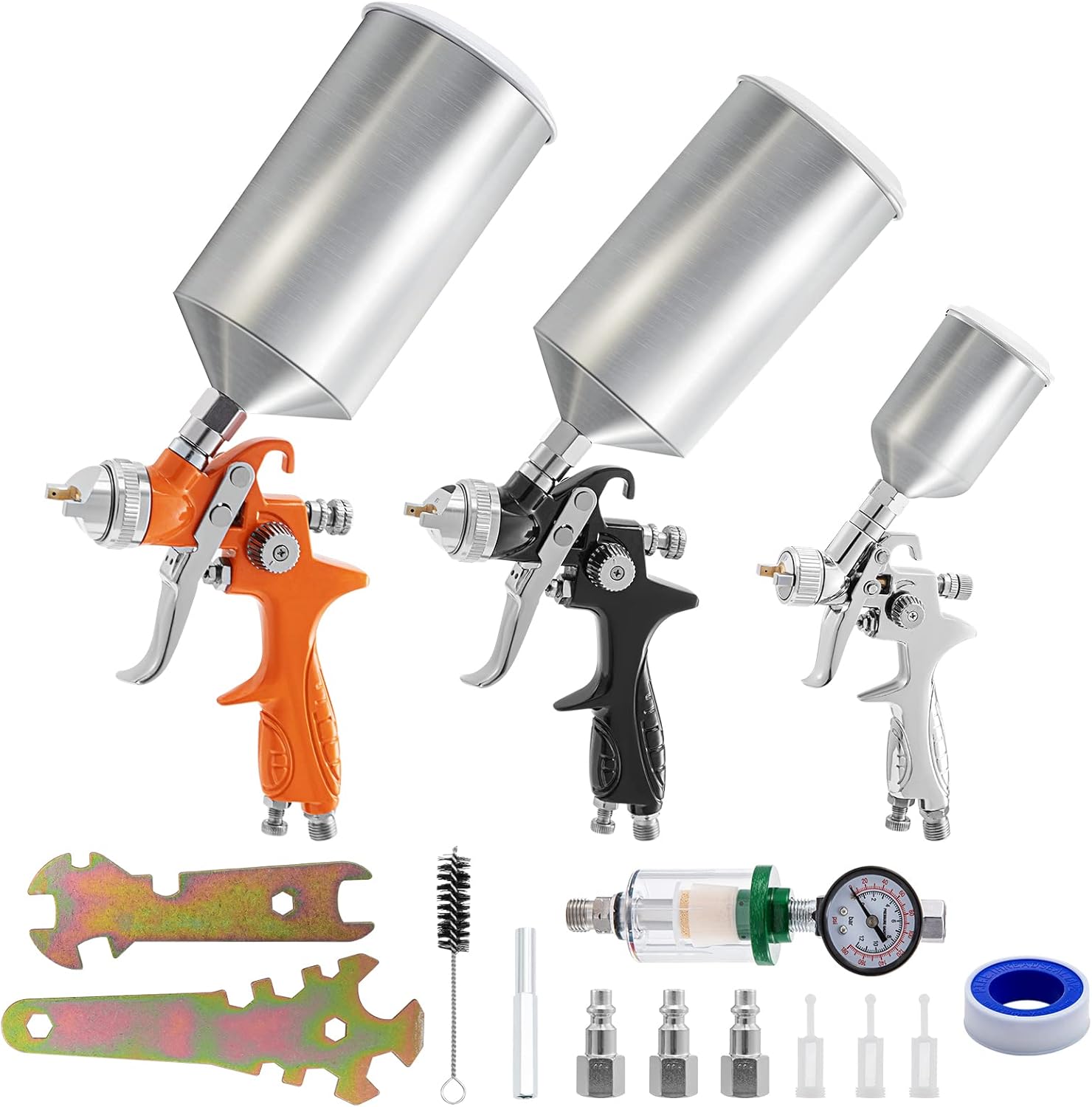VEVOR Professional Paint Air Sprayer Gun Set 11 Piece with