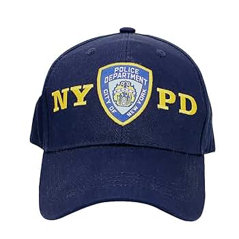 Amazon.co.jp: NYPD公式帽子/野球帽 ネイビーブルー 警察署 NYPD